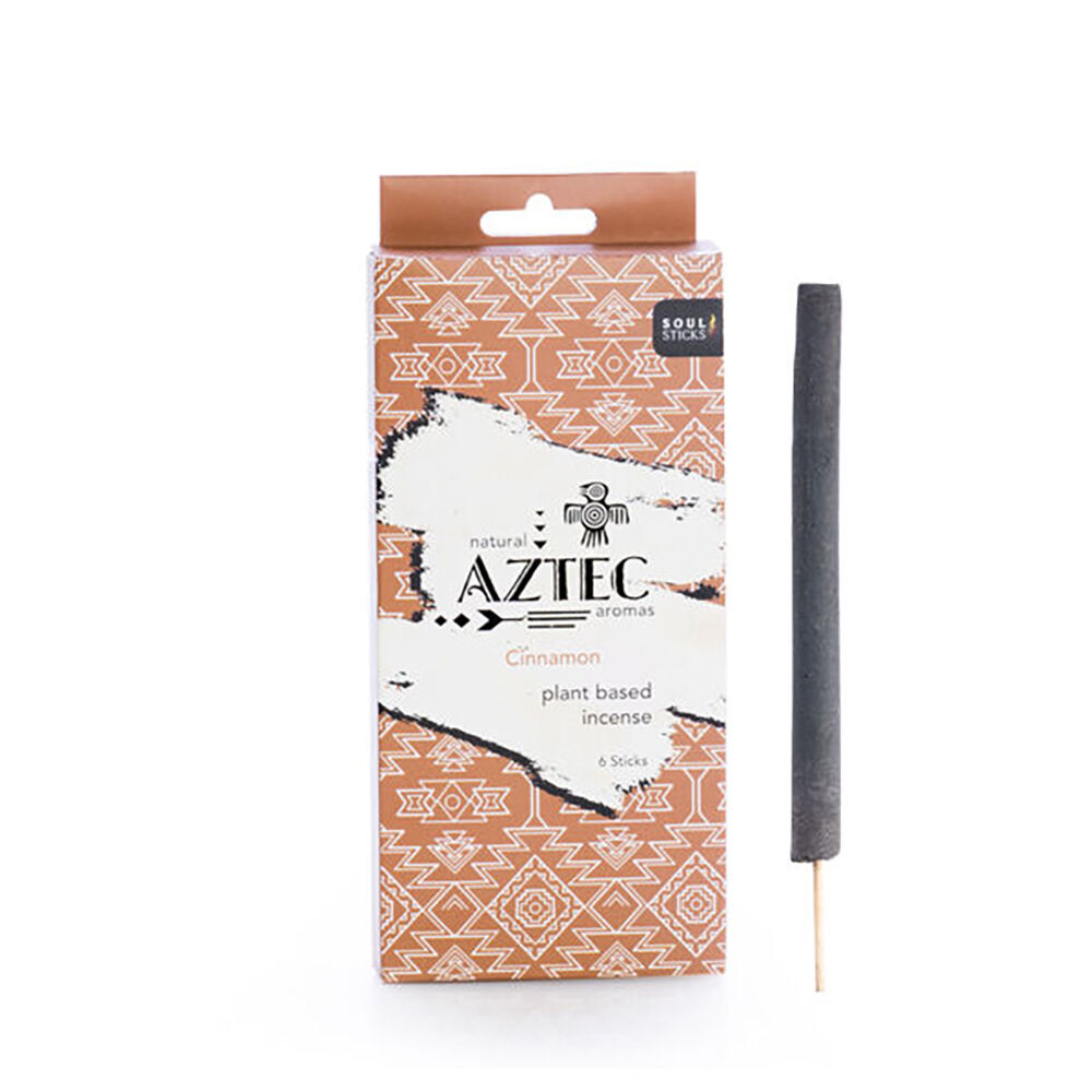 12x 6pc Wild Scents Aztec Aromas Plant Based Incense - Cinnamon
