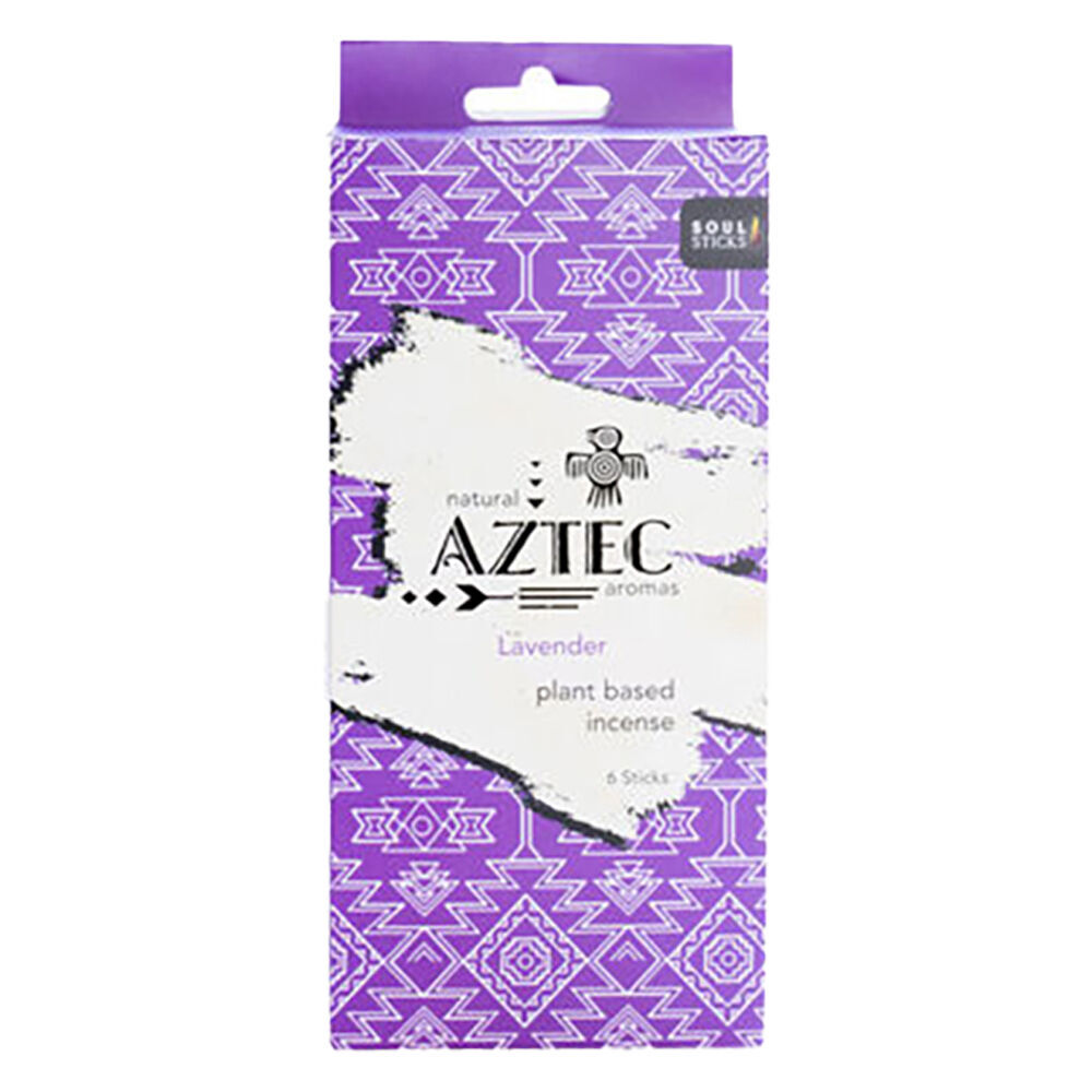 12x 6pc Wild Scents Aztec Aromas Plant Based Incense - Lavender