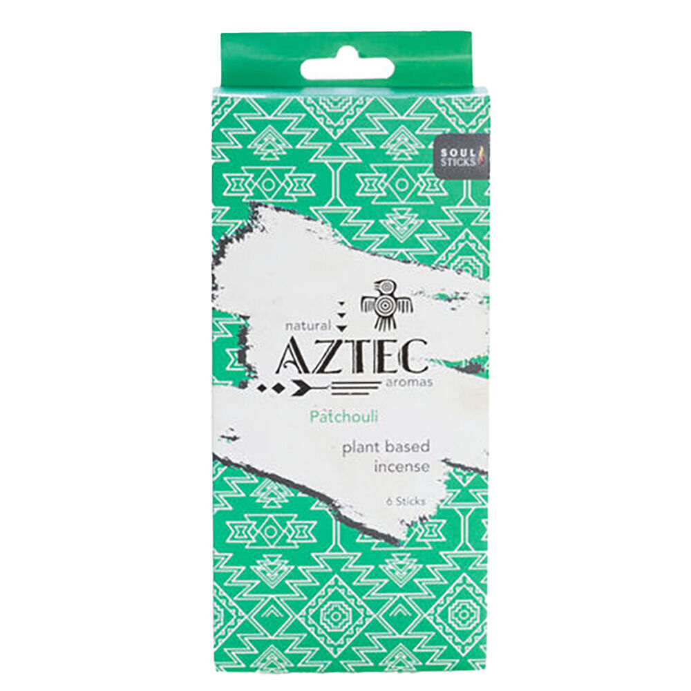 12x 6pc Wild Scents Aztec Aromas Plant Based Incense - Patchouli
