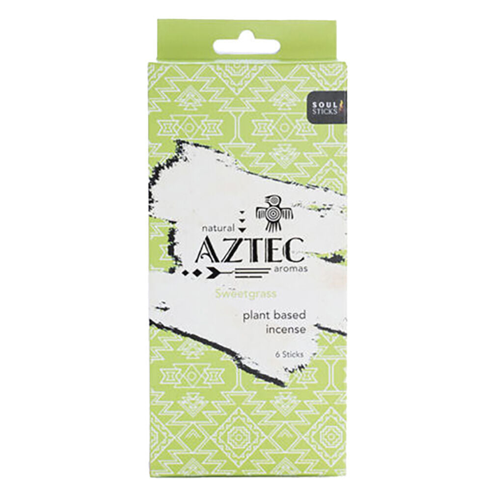 12x 6pc Wild Scents Aztec Aromas Plant Based Incense - Sweetgrass