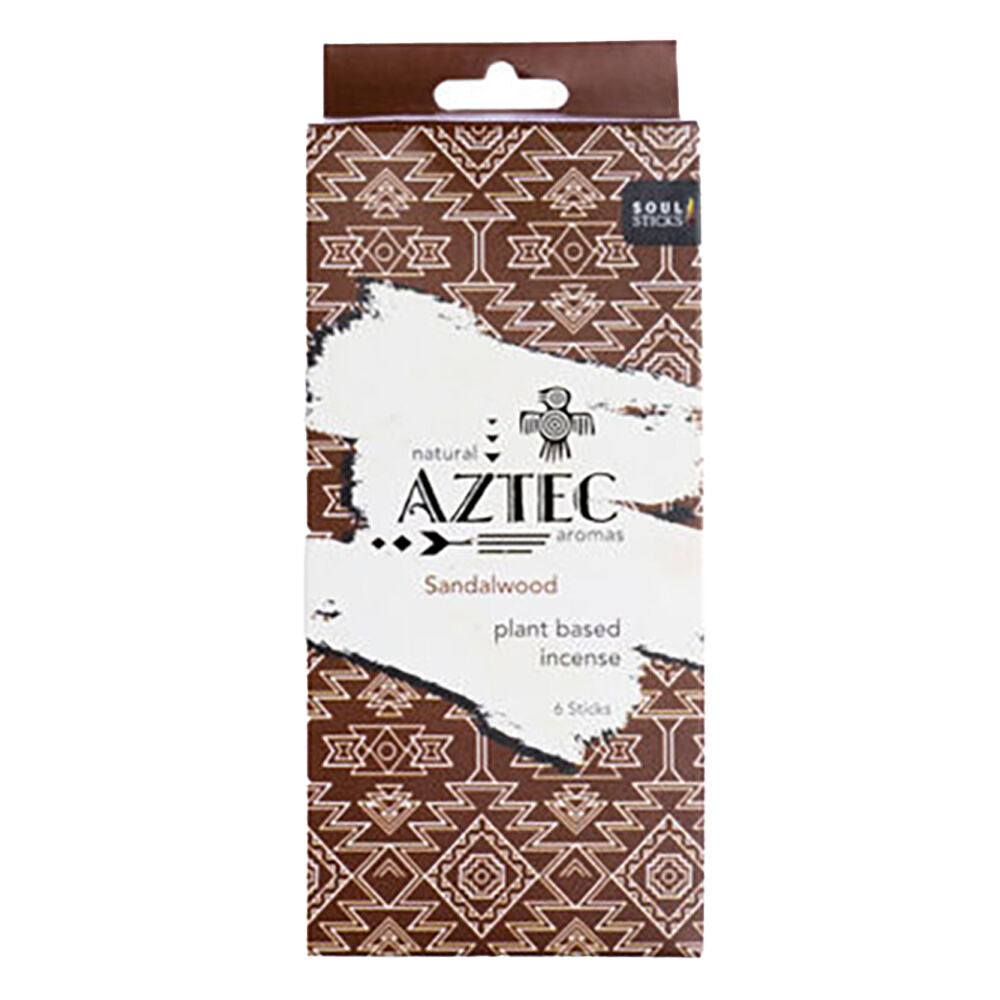 12x 6pc Wild Scents Aztec Aromas Plant Based Incense - Sandalwood
