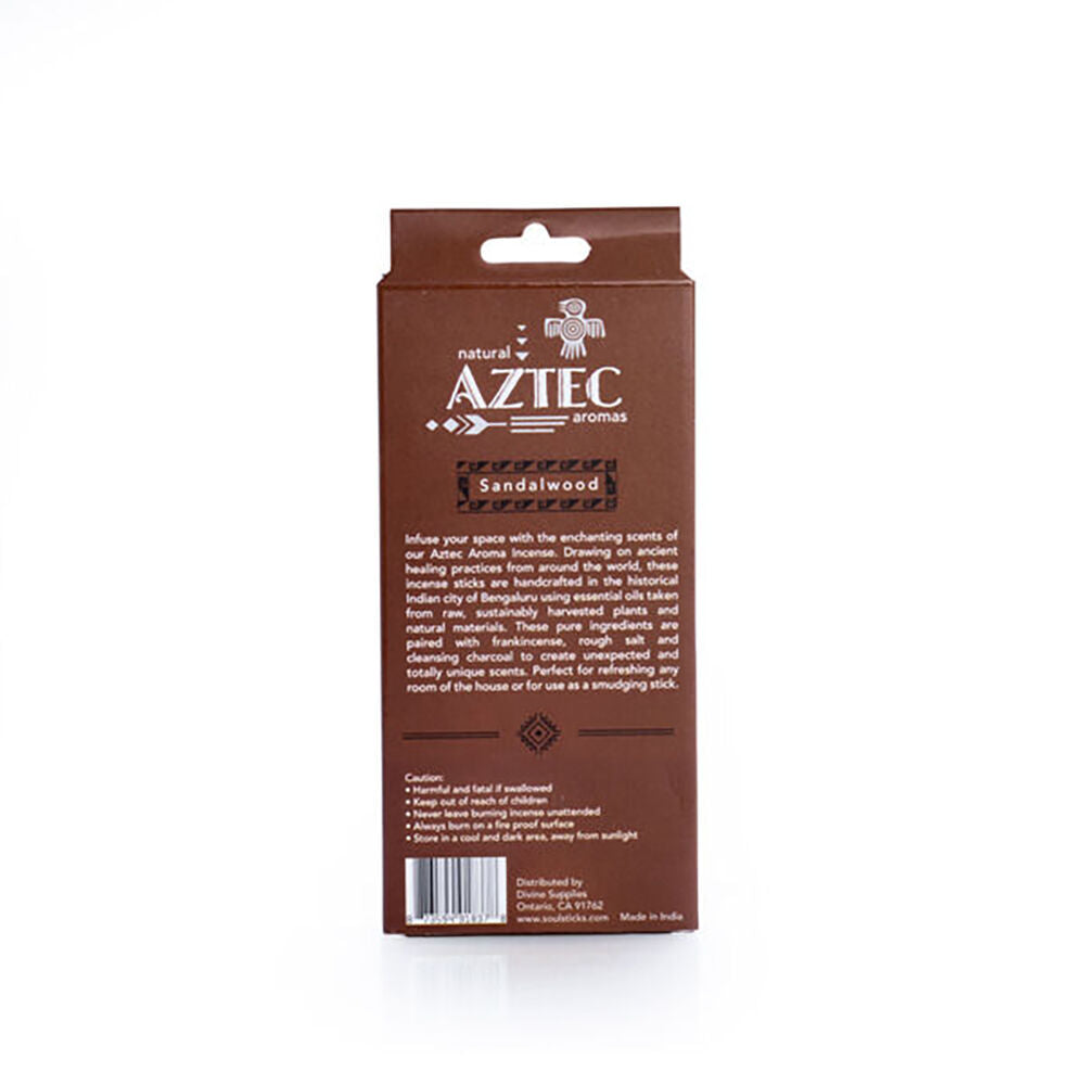 12x 6pc Wild Scents Aztec Aromas Plant Based Incense - Sandalwood