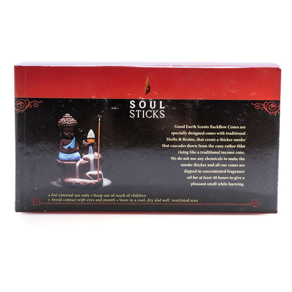 6x 10pc Wild Scents Soul Sticks Backflow Incense Cones - Love Spell