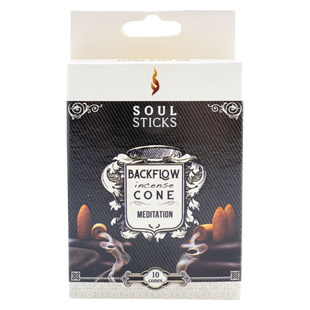 6x 10pc Wild Scents Soul Sticks Backflow Incense Cones - Meditation