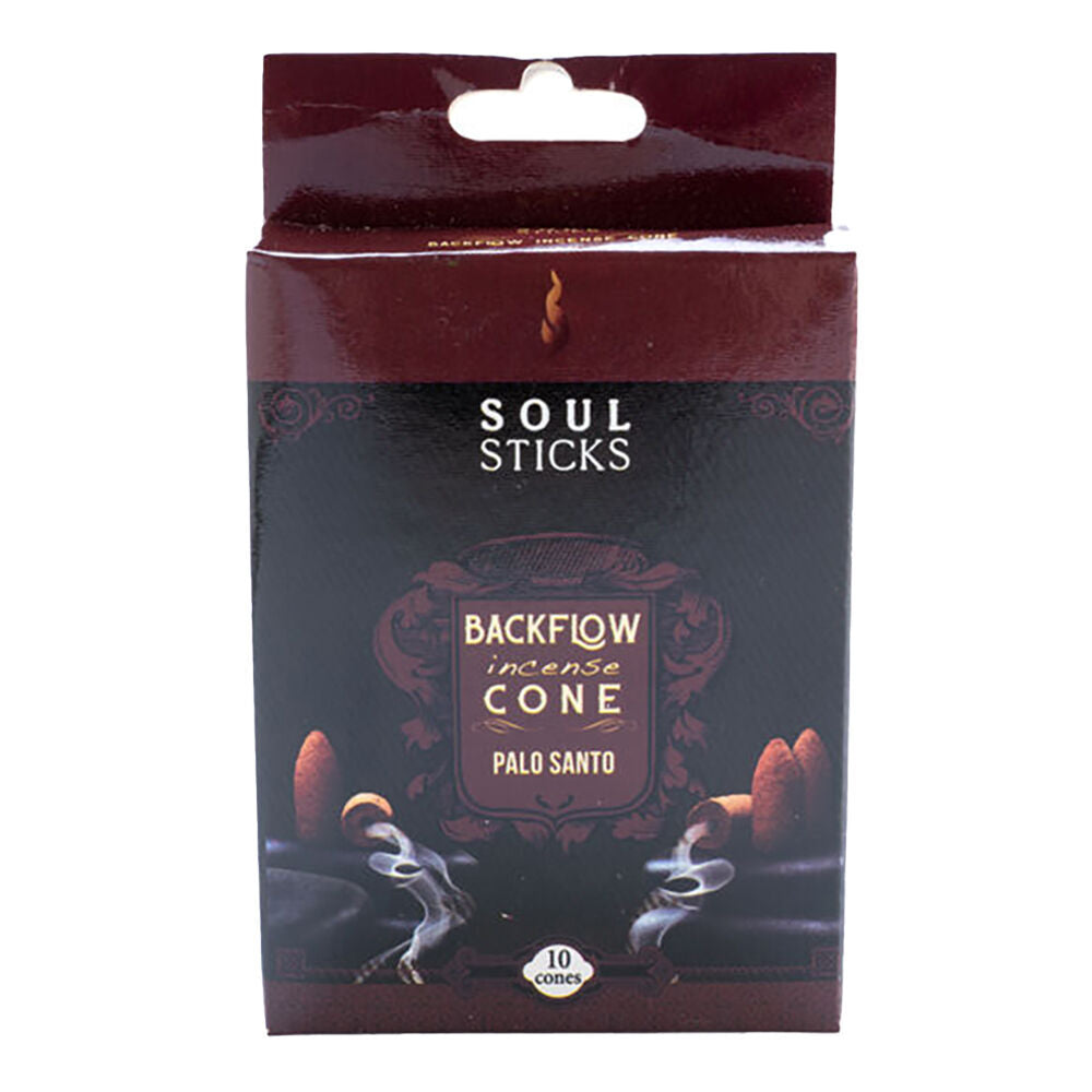 6x 10pc Wild Scents Soul Sticks Backflow Incense Cones - Palo Santo