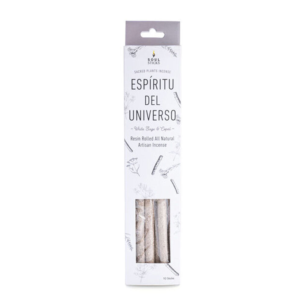 6PK Wild Scents Hand-Rolled Resin Incense Sticks White Sage & Copal 23x1x1cm