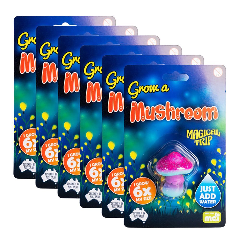 6PK MDI Grow a Mushroom Kids Activity Play Interactive/Educational Toy