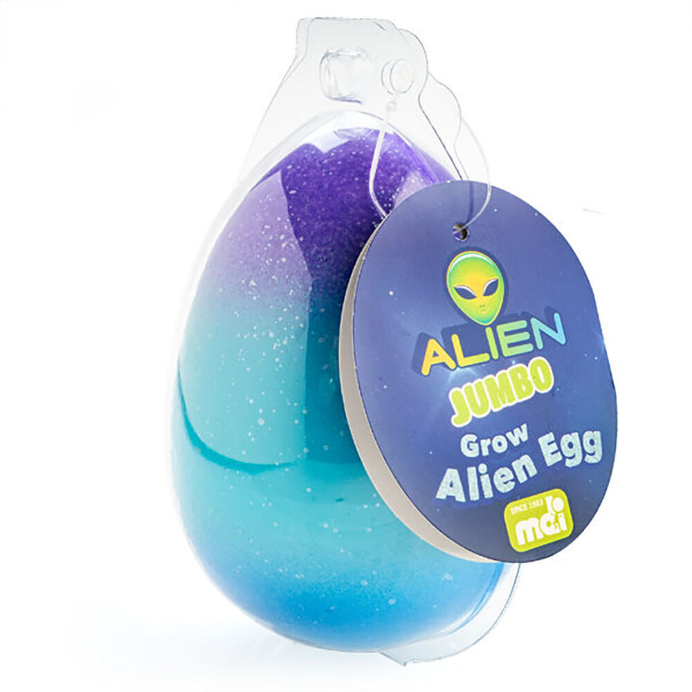 3PK Alien Jumbo Grow Egg Expanding Kids Toy 10x15cm Assorted