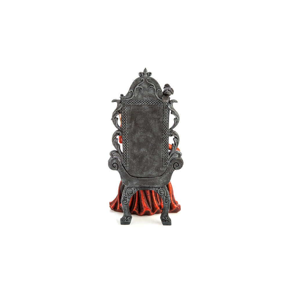 Mystical Worlds Red Queen on Throne Sculpture Decoration 16.5x16x30cm