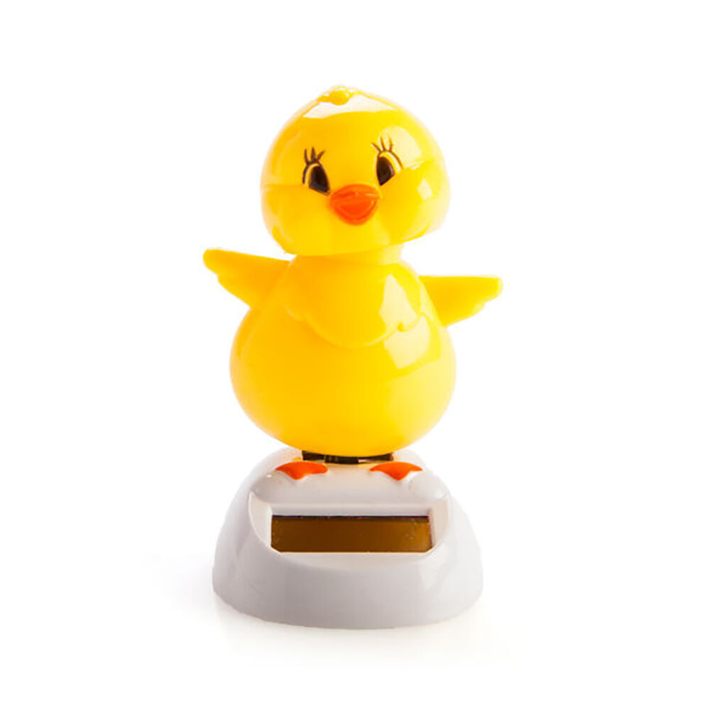 4PK Furever Pets Solar Dancing Chick Desk Car Dashboard Decoration Figure