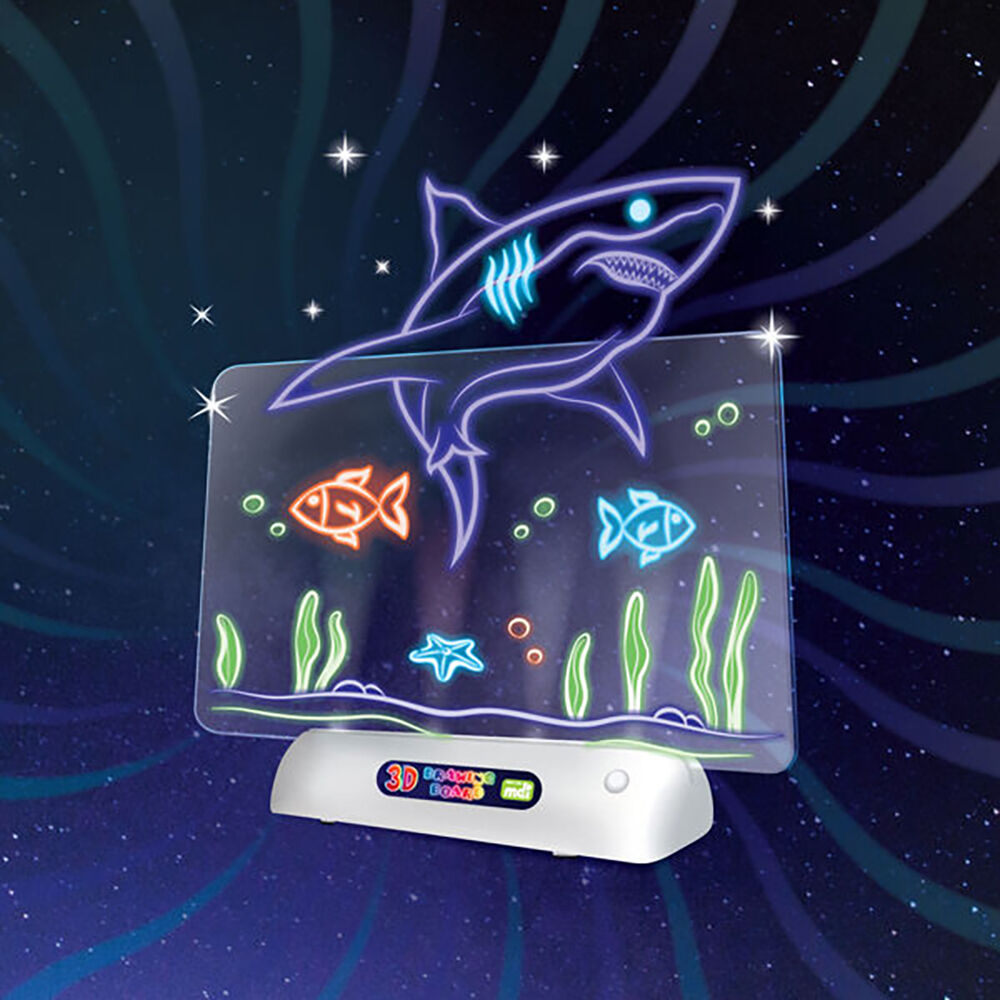 Lil Dreamers Illuminate 3D Draw Board Art Set - Aqua 6y+