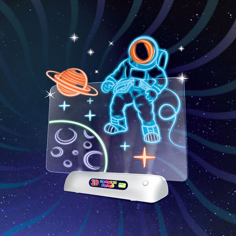 Lil Dreamers Illuminate 3D Draw Board Art Set - Space 6y+