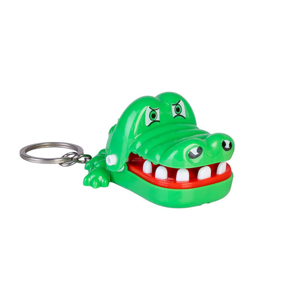 4PK Worlds Smallest Croc Attack Keyring/Keychain Miniature Toy Kids/Children 5+