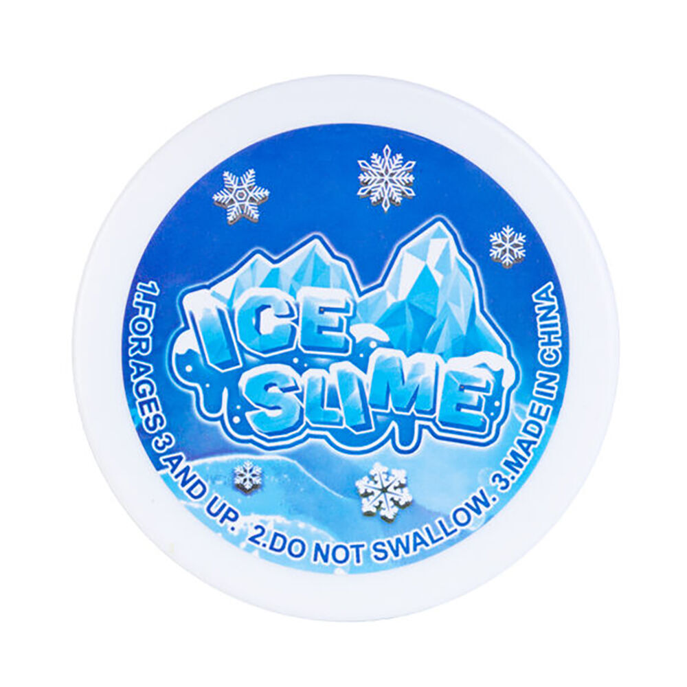 6PK MDI Ice Slime Stress Reliever Sensory Kids Toy Snowy White