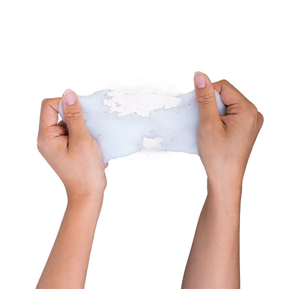 6PK MDI Ice Slime Stress Reliever Sensory Kids Toy Snowy White