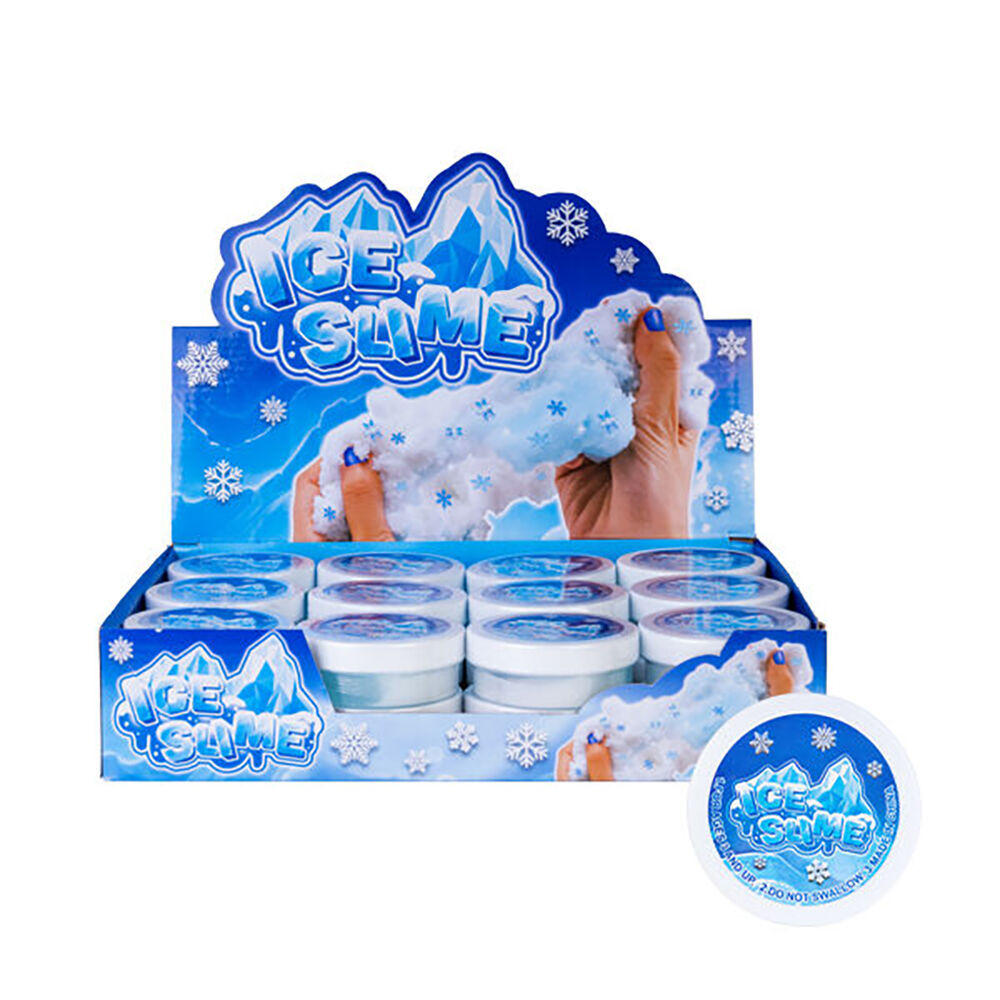 6PK MDI Ice Slime Stress Reliever Sensory Kids Toy Snowy White