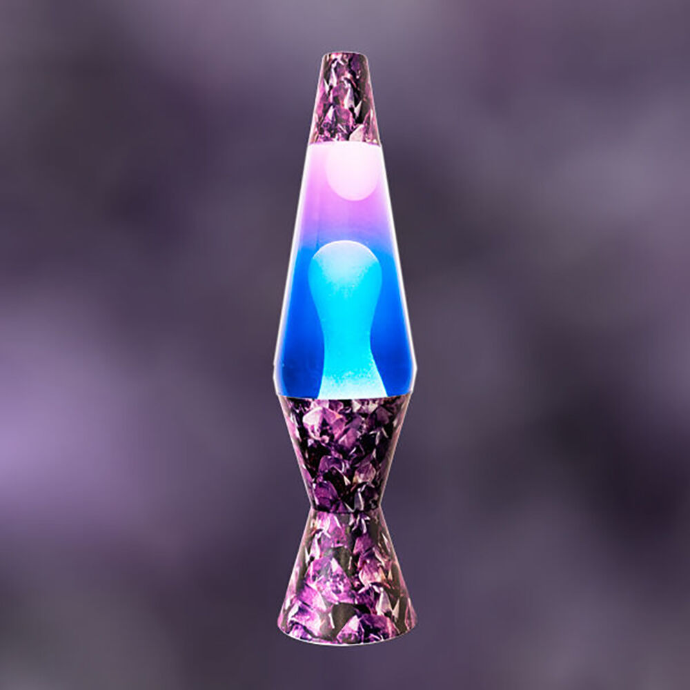 MDI Diamond Glitter Lamp Bedside Tabletop Decor - Amethyst