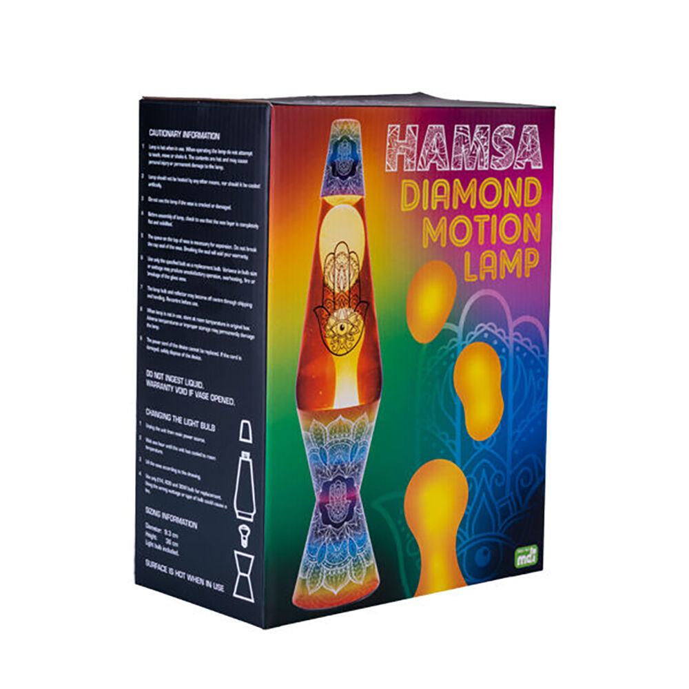 MDI Diamond Motion Lamp Bedside Tabletop Decor - Hamsa
