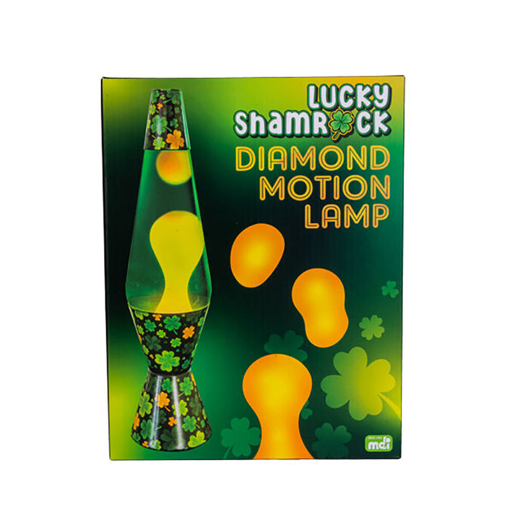 MDI Diamond Motion Lamp Bedside Tabletop Decor - Lucky Shamrock