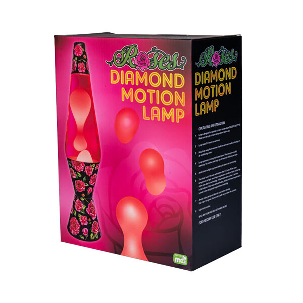 MDI Diamond Motion Lamp Bedside Tabletop Decor - Roses