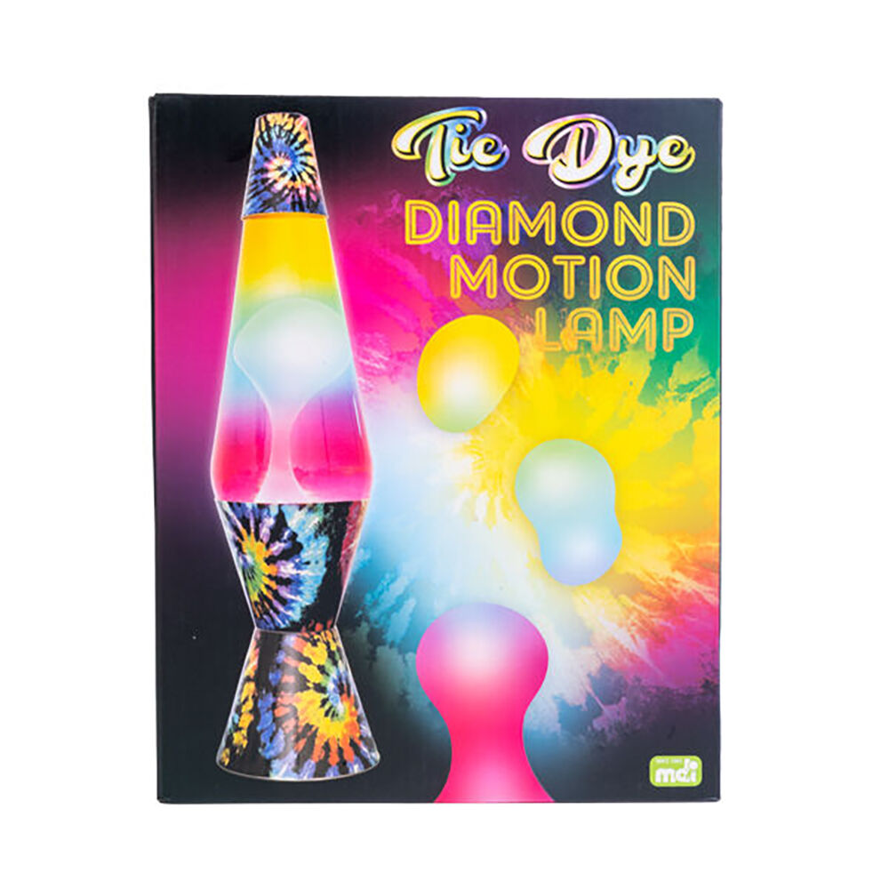 MDI Diamond Motion Lamp Bedside Tabletop Decor - Tie Dye