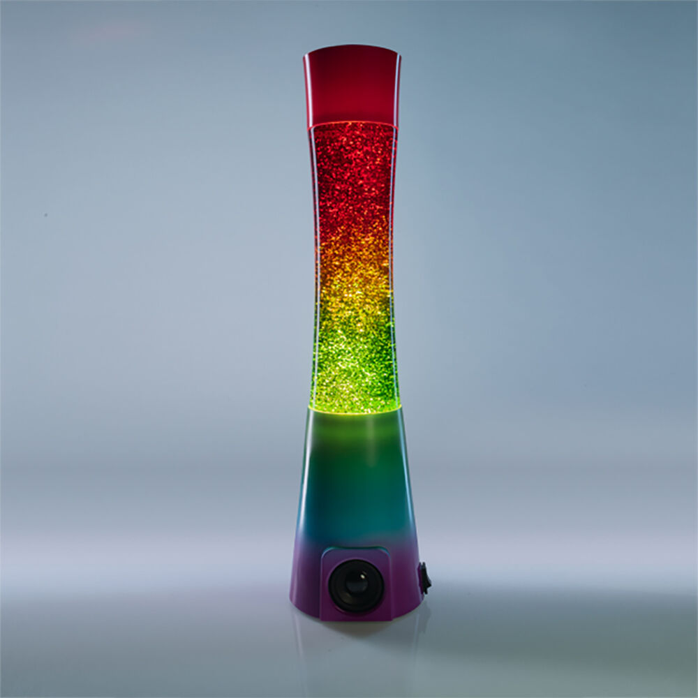 Art + Tech Glitter Kids/Children Bedside Decor Lamp Rainbow
