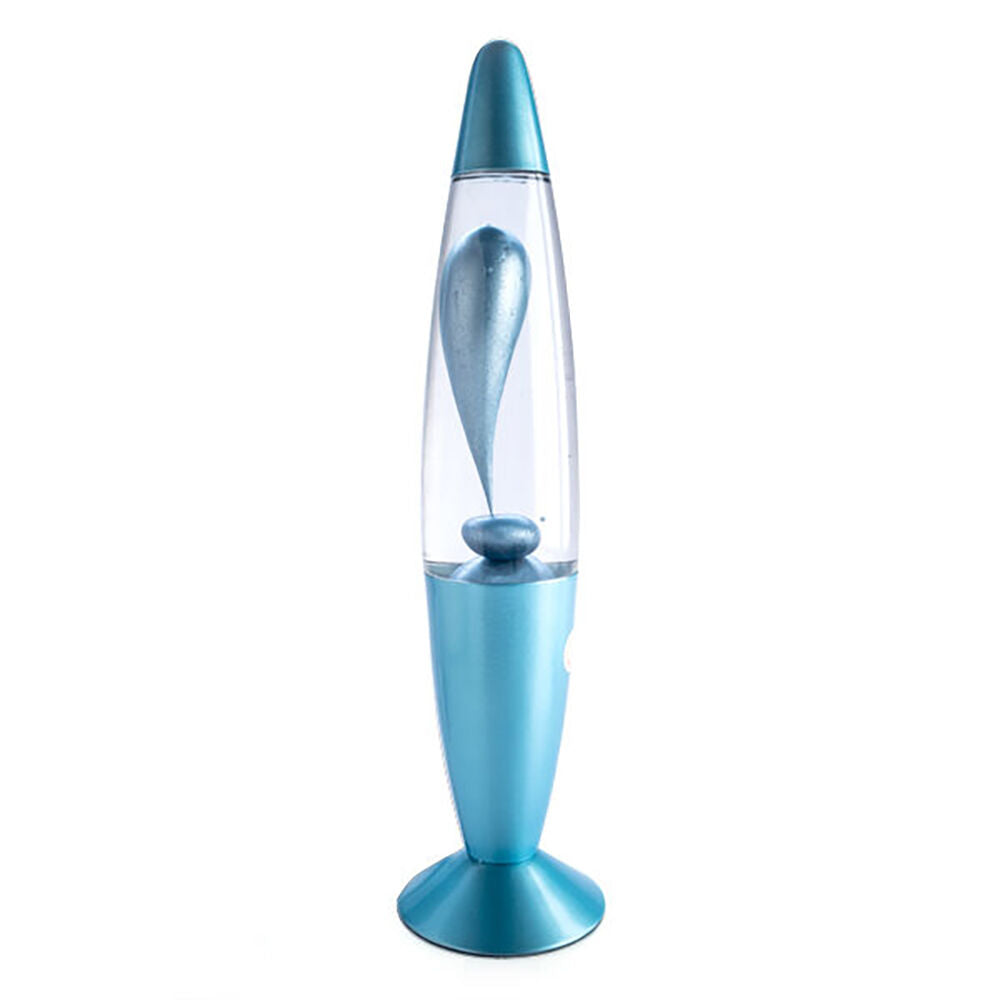 MDI Metallic Motion Lava Lamp Decorative Light 10x41cm - Blue