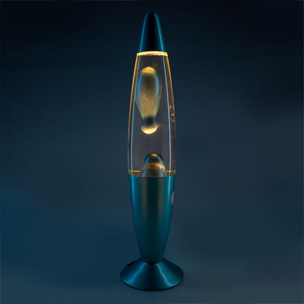 MDI Metallic Motion Lava Lamp Decorative Light 10x41cm - Blue