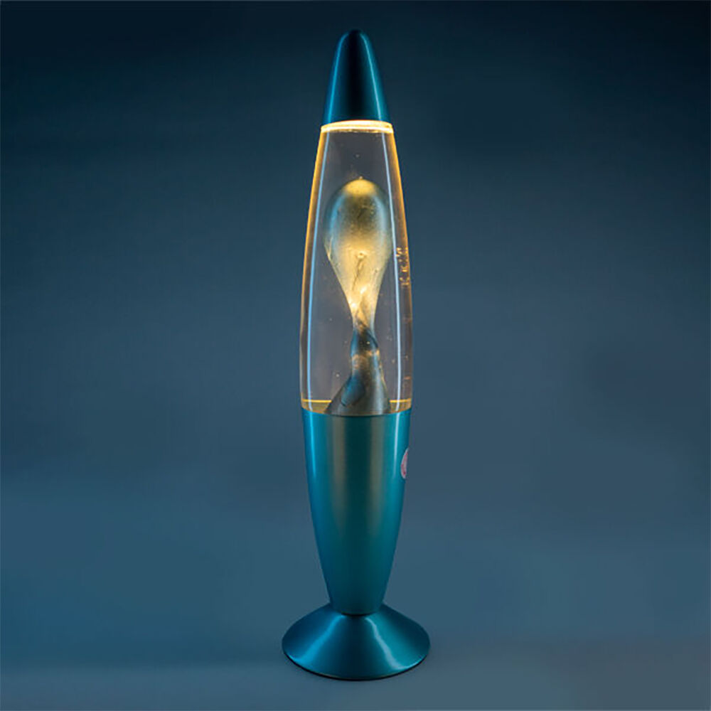 MDI Metallic Motion Lava Lamp Decorative Light 10x41cm - Blue