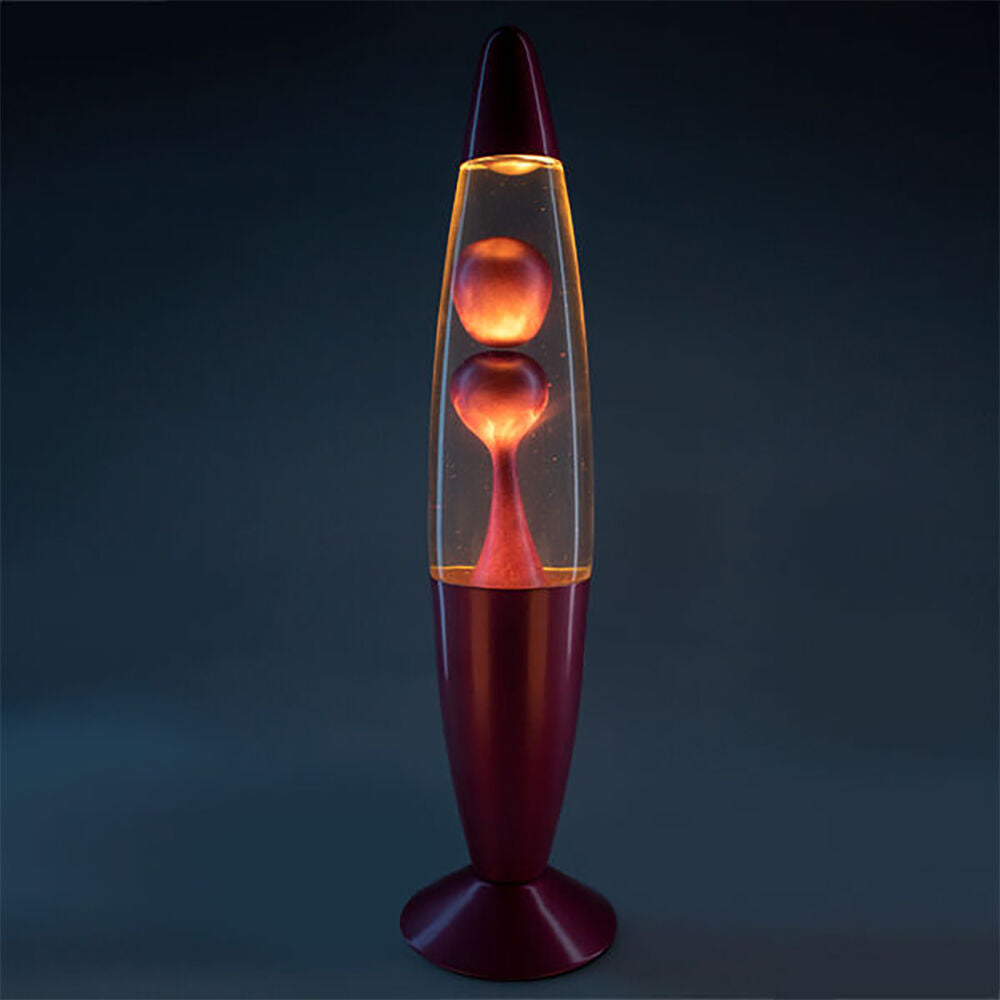 MDI Metallic Motion Lava Lamp Decorative Light 10x41cm - Pink