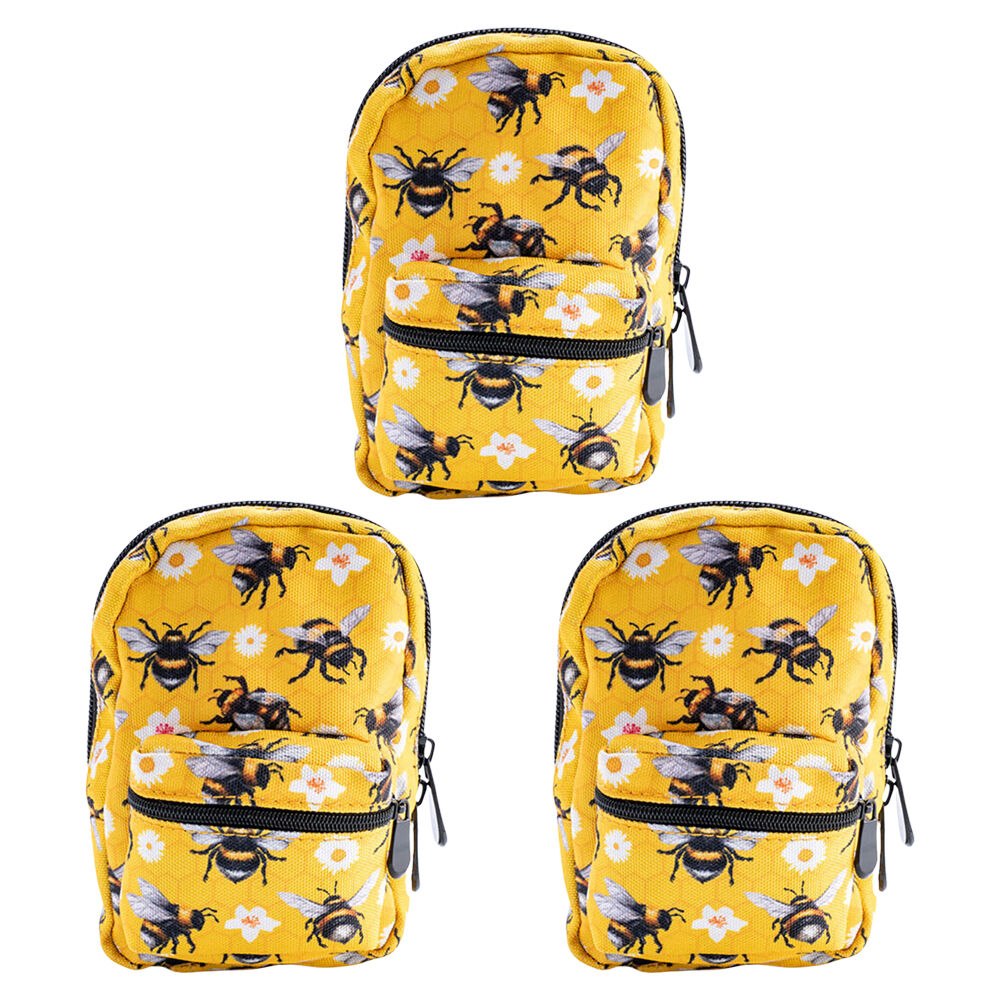 3PK MDI BooBoo Joybee Backpack Minis Bee 11x15cm Kids/Children 3y+