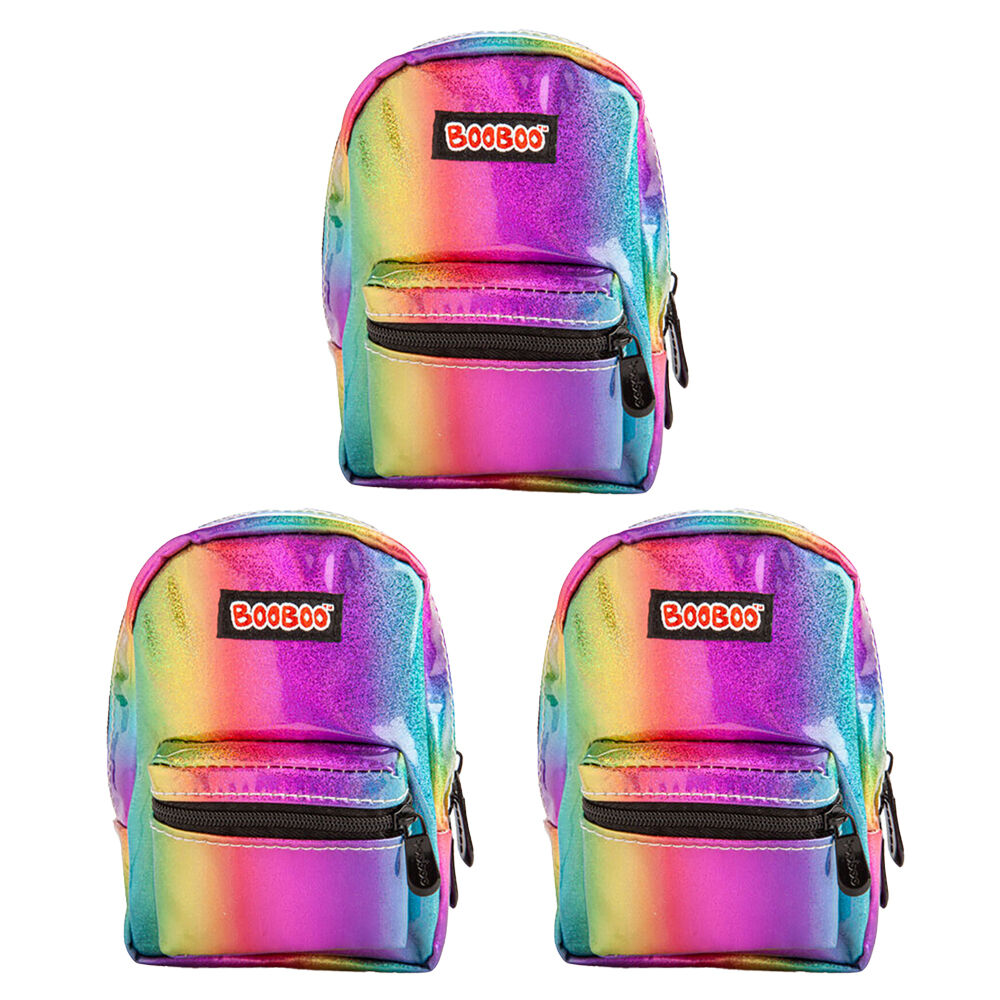 3PK MDI BooBoo Backpack Minis Rainbow Mini Bag 11x15cm 3y+