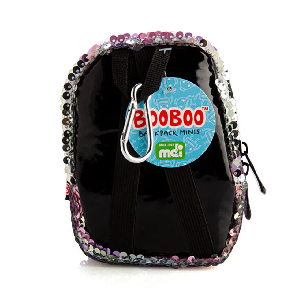 3PK MDI BooBoo Backpack Minis Sequin Pink Mini Bag 11x13cm 3y+