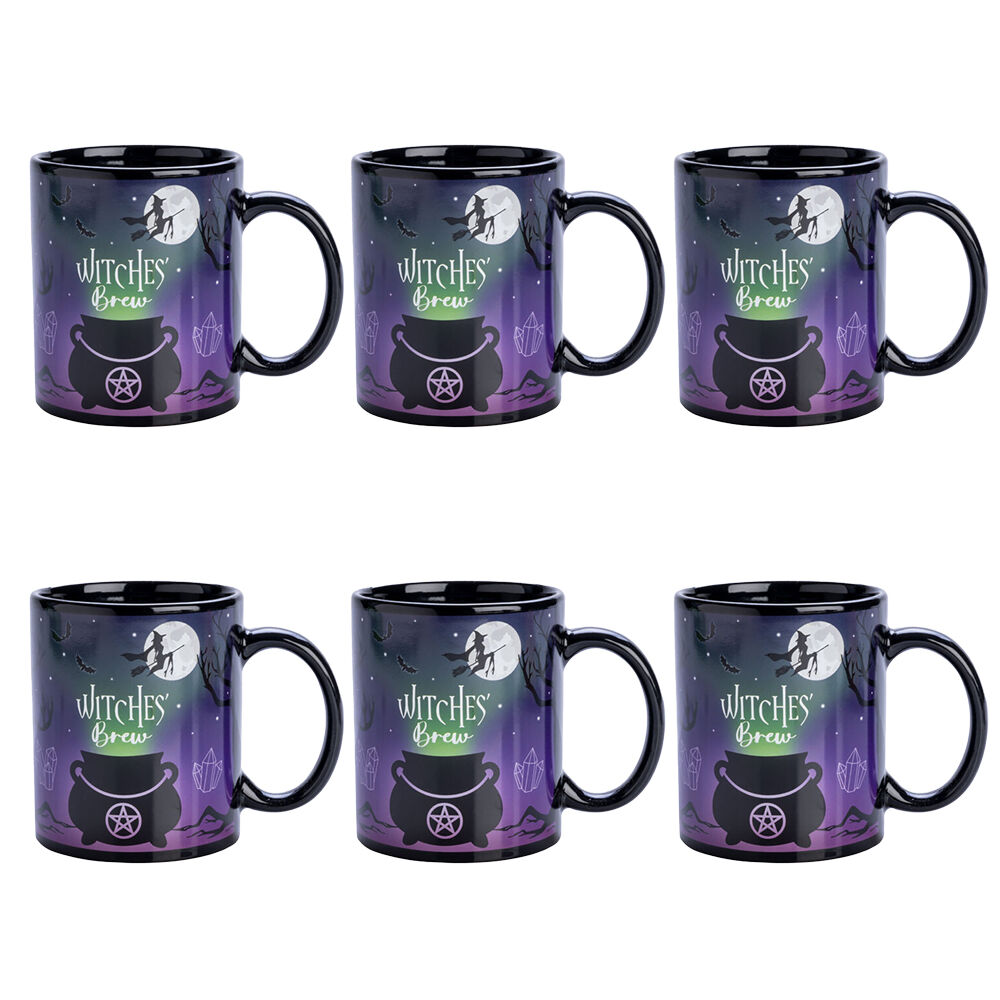 6PK MDI Ceramic Coffee Mug Drinkware 115x95mm - Witches Cauldron