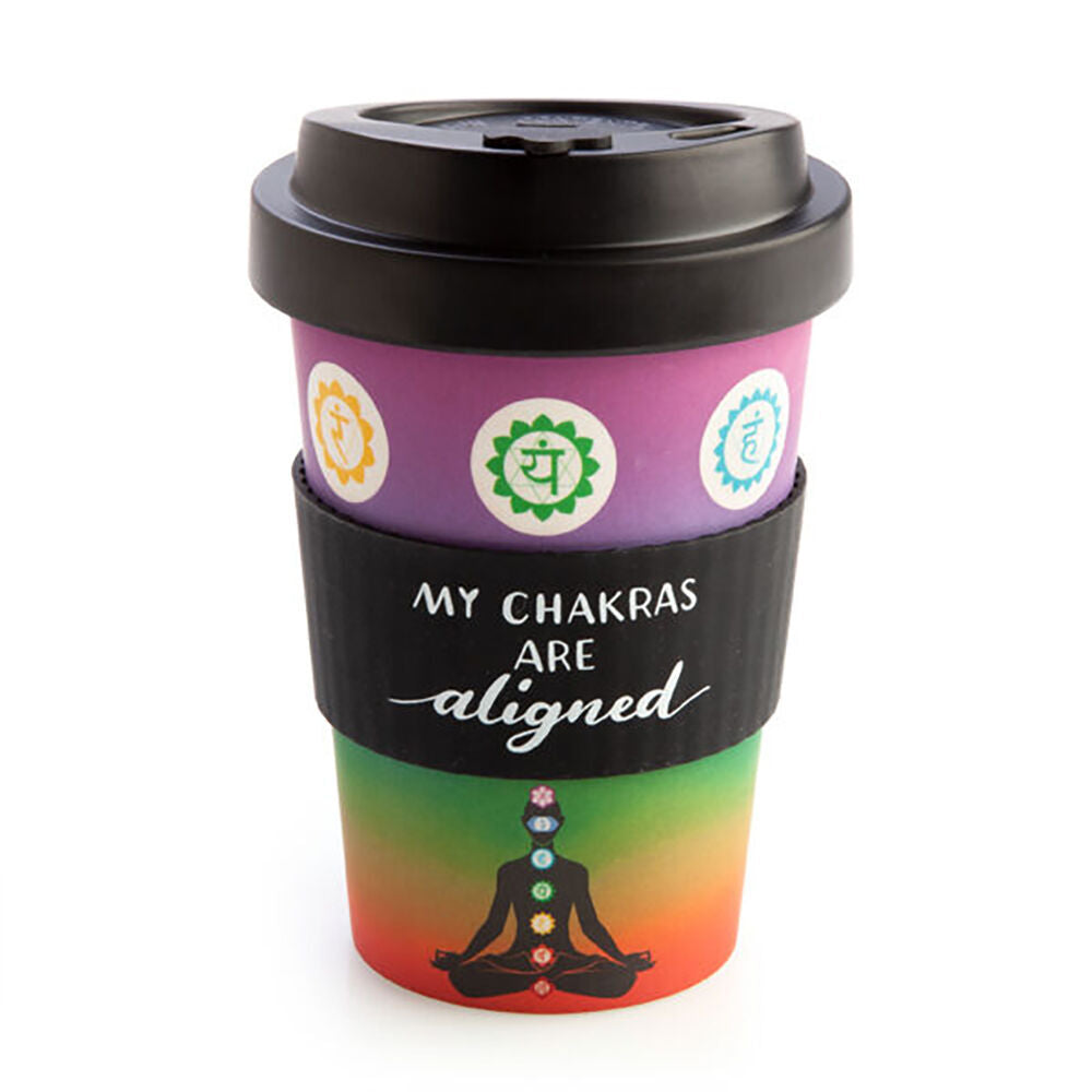 6PK Eco-To-Go Bamboo 470ml Travel Cup 6.5x14.5cm Chakra