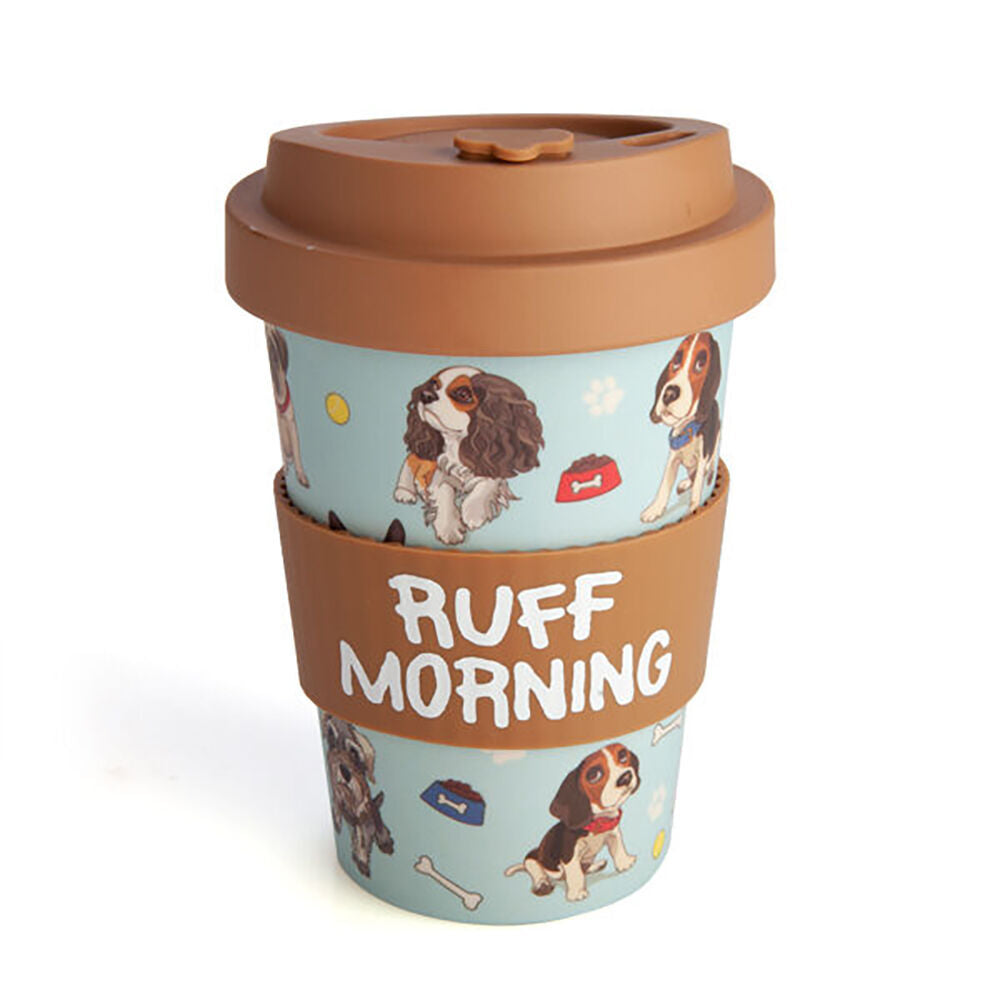 2PK Eco-To-Go Bamboo 470ml Travel Cup 6.5x14.5cm Dog