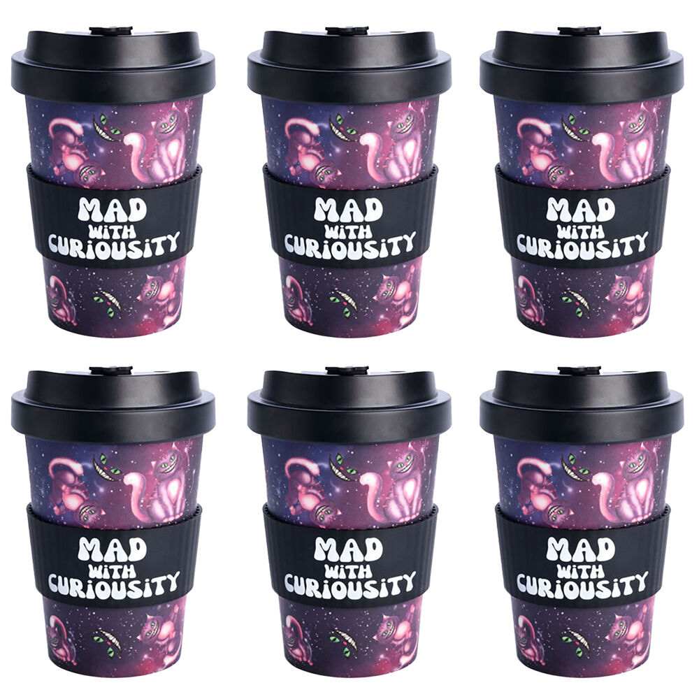 6PK Mad Cat Eco-To-Go Bamboo 470ml Travel Cup 6.5x14.5cm Mad Cat