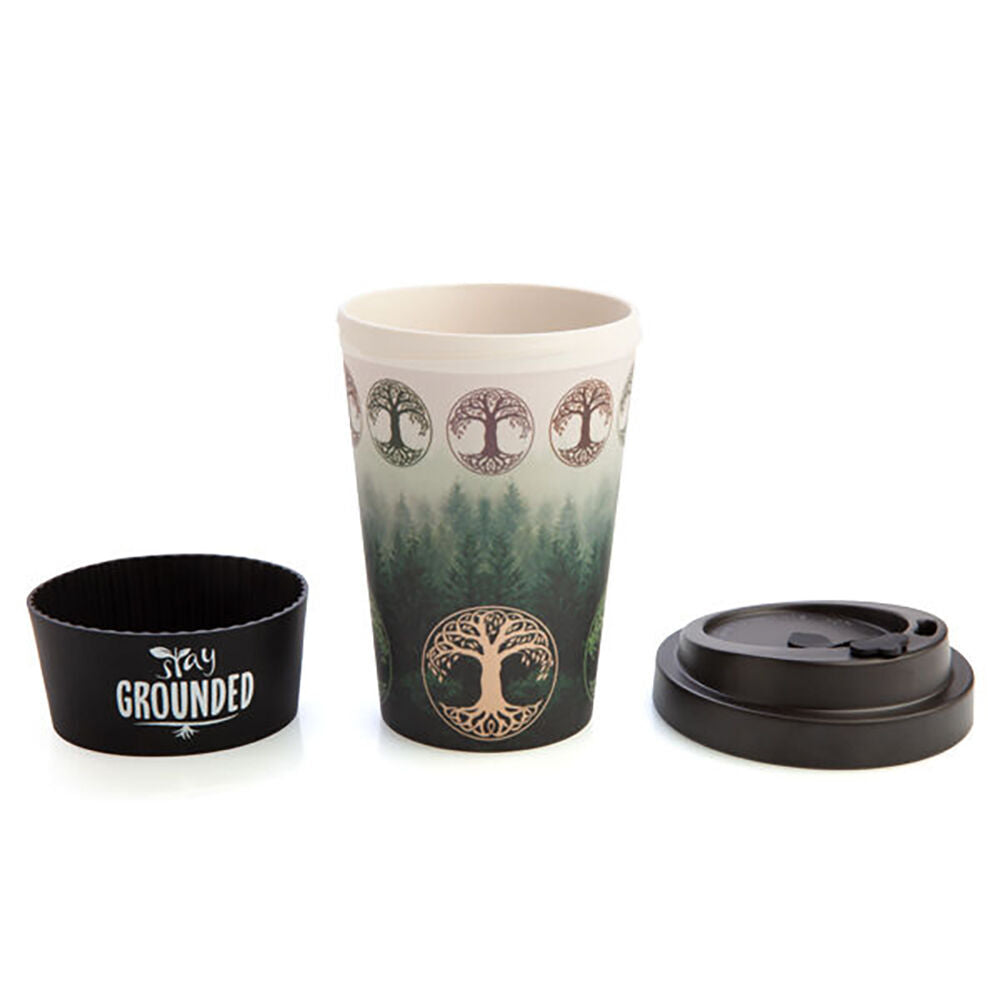 6PK Eco-To-Go Bamboo 470ml Travel Cup 6.5x14.5cm Tree of Life