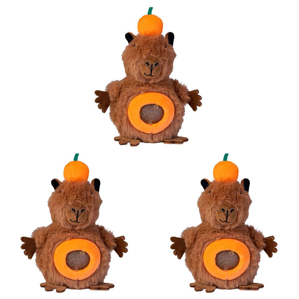 3PK Capybara Jellyroos Capybara Squishy Toy Stress Relief Animal 8x14cm