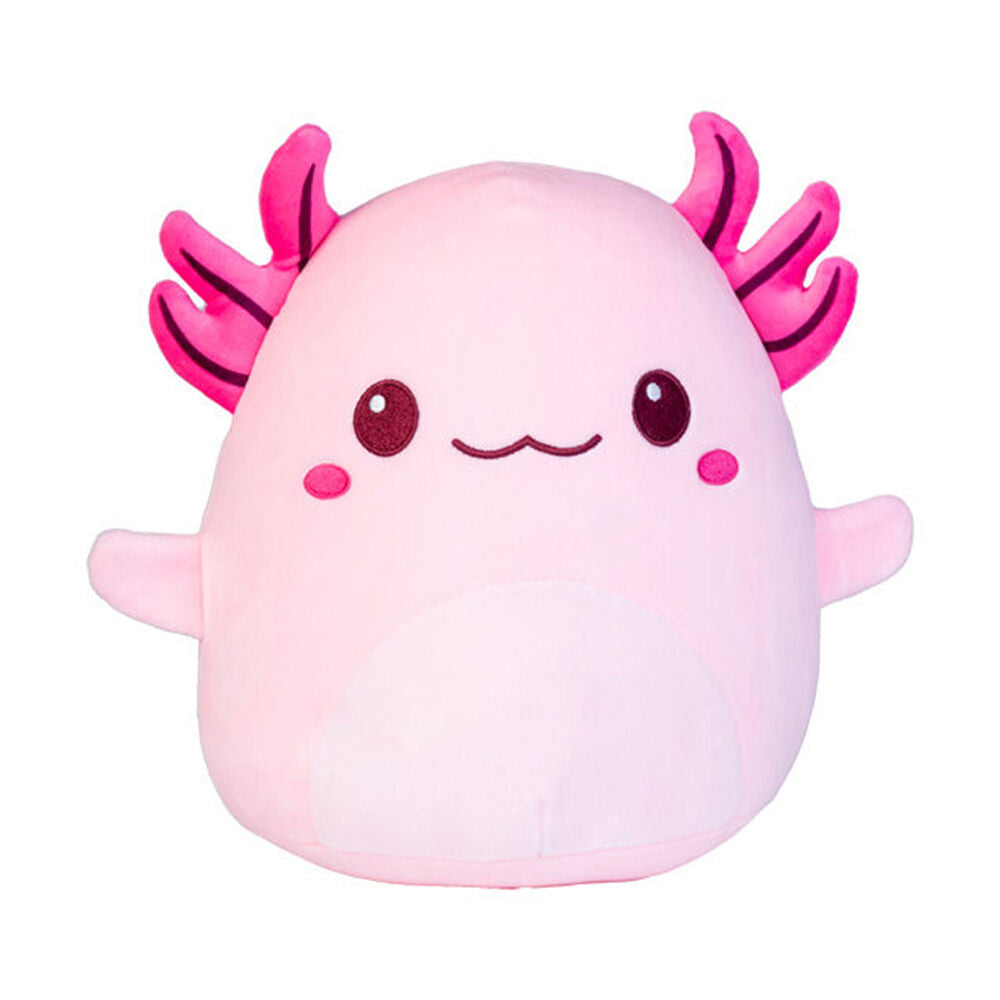2PK Smooshos Pal Squishy Super Soft Velour Plushie Kids Toy 22x16x22cm Axolotl