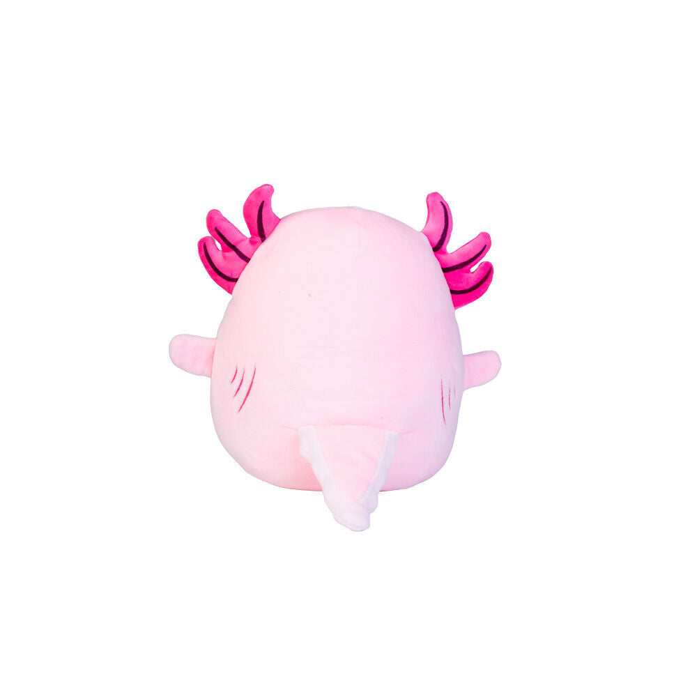 2PK Smooshos Pal Squishy Super Soft Velour Plushie Kids Toy 22x16x22cm Axolotl