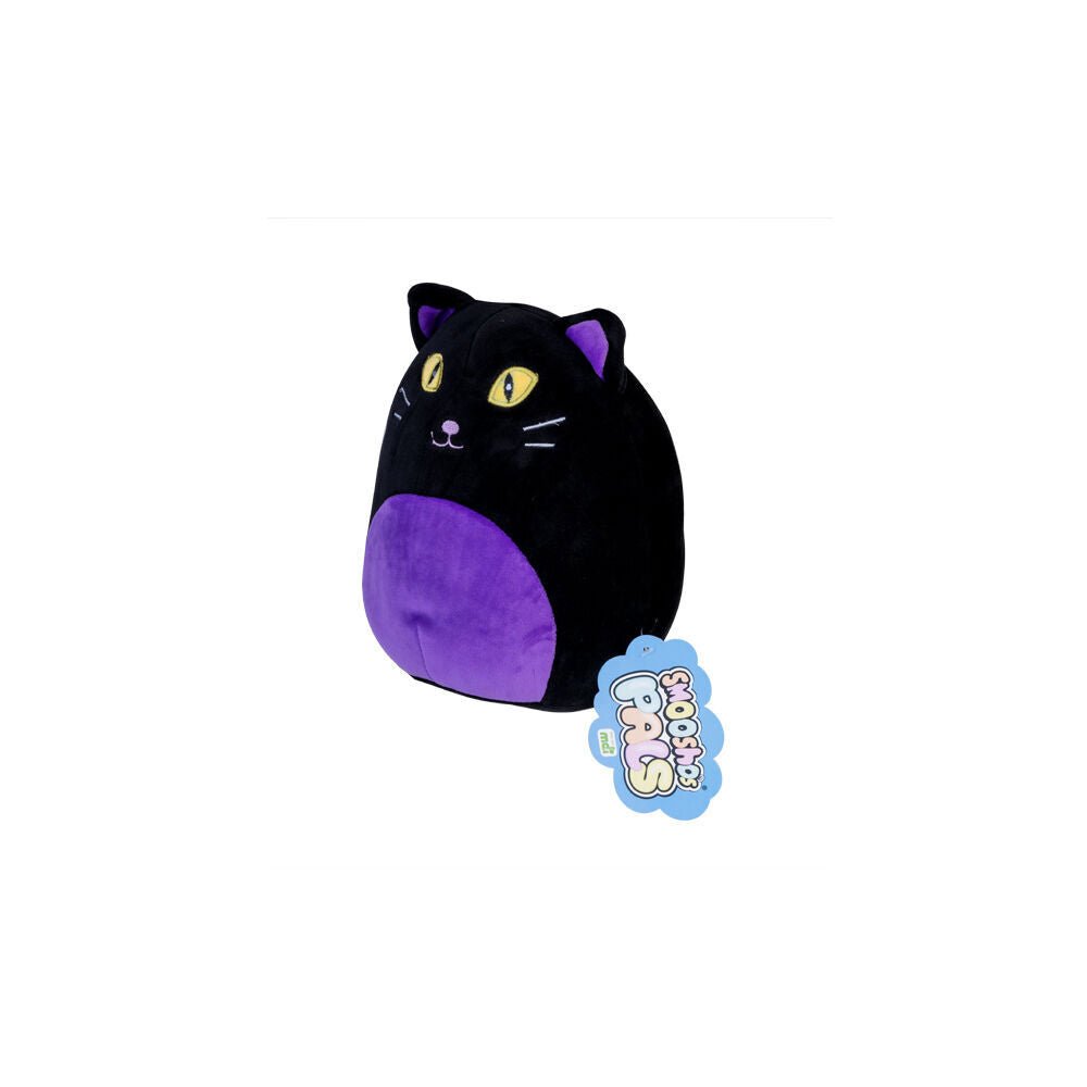 Smooshos Pal Squishy Super Soft Velour Plushie Kids Toy 22x16x22cm Black Cat