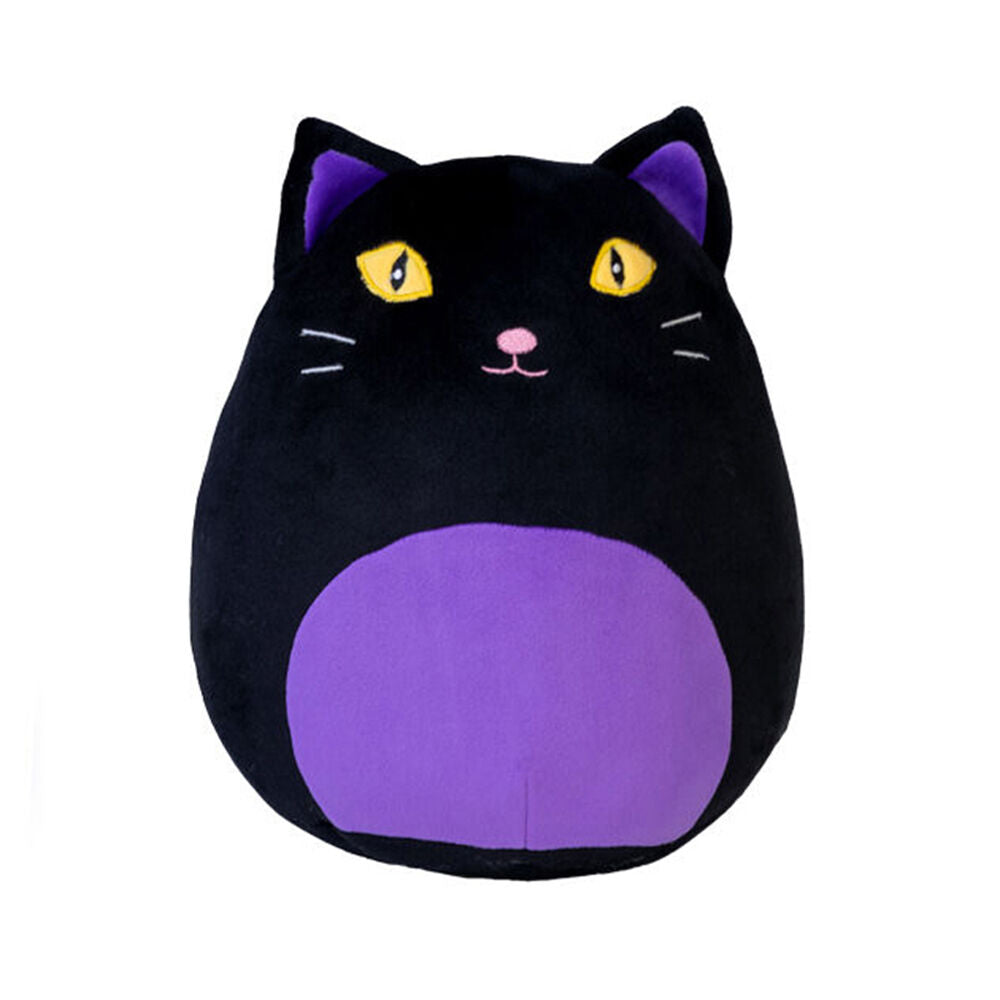 3PK Smooshos Pal Squishy Super Soft Velour Plushie Kids Toy 22x16x22cm Black Cat