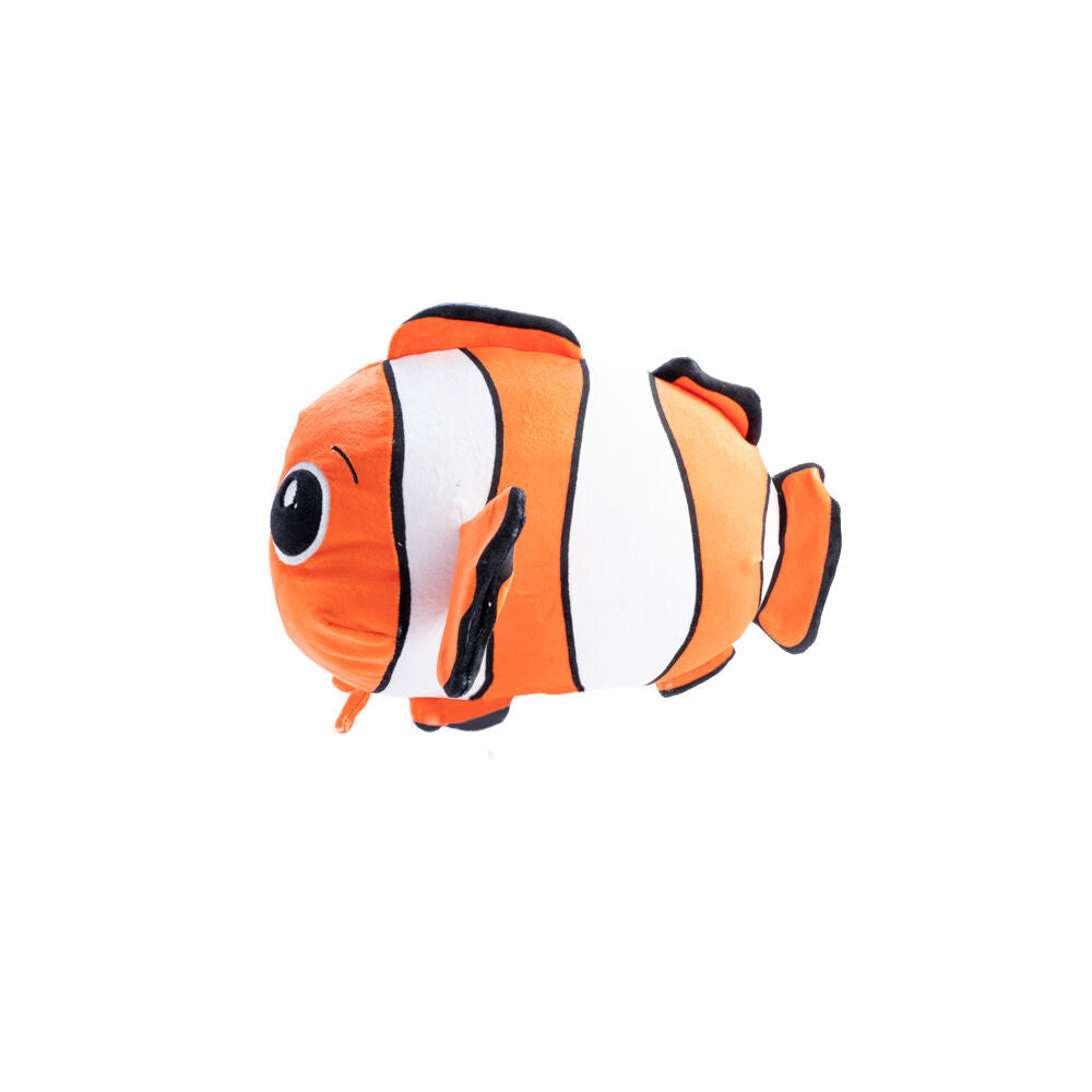 2PK Smooshos Pal Squishy Super Soft Velour Plushie Kids Toy 22x16x22cm Clownfish
