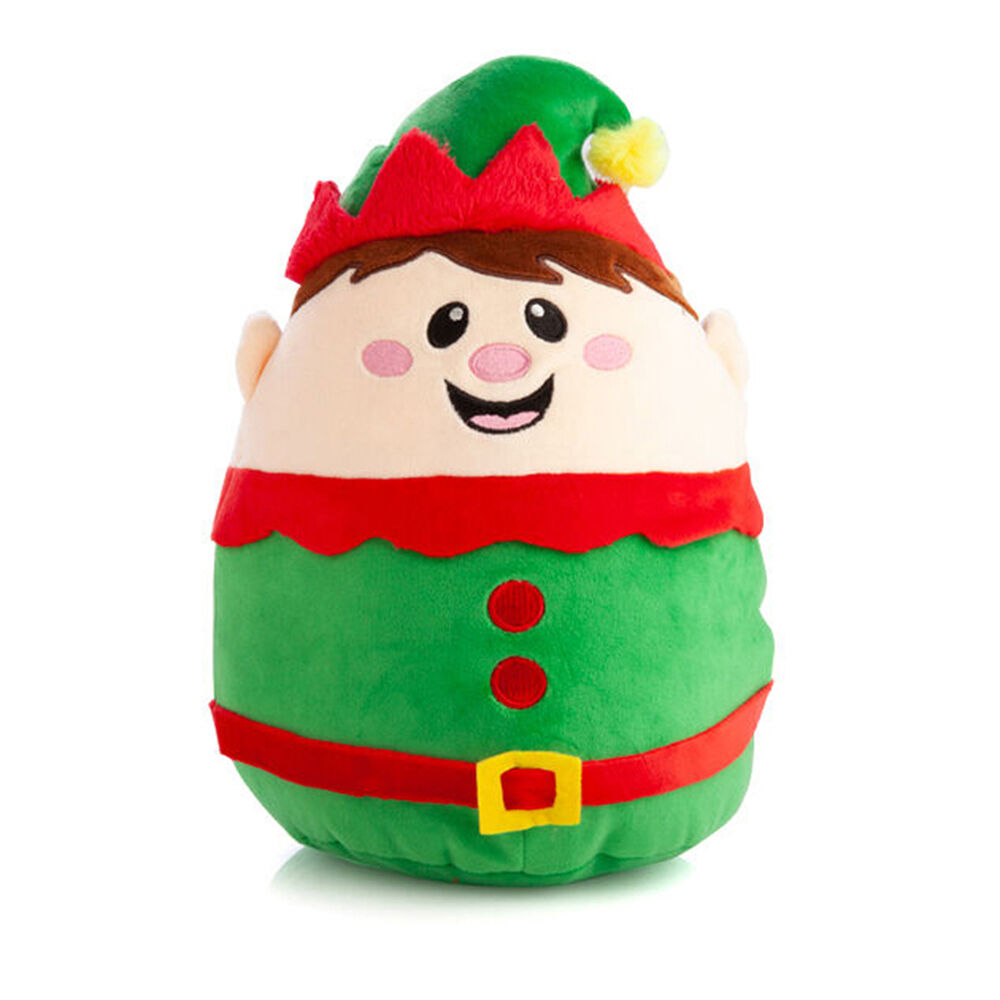 3PK Smooshos Pal Squishy Velour Plushie Kids Toy 22x16x22cm Christmas Elf