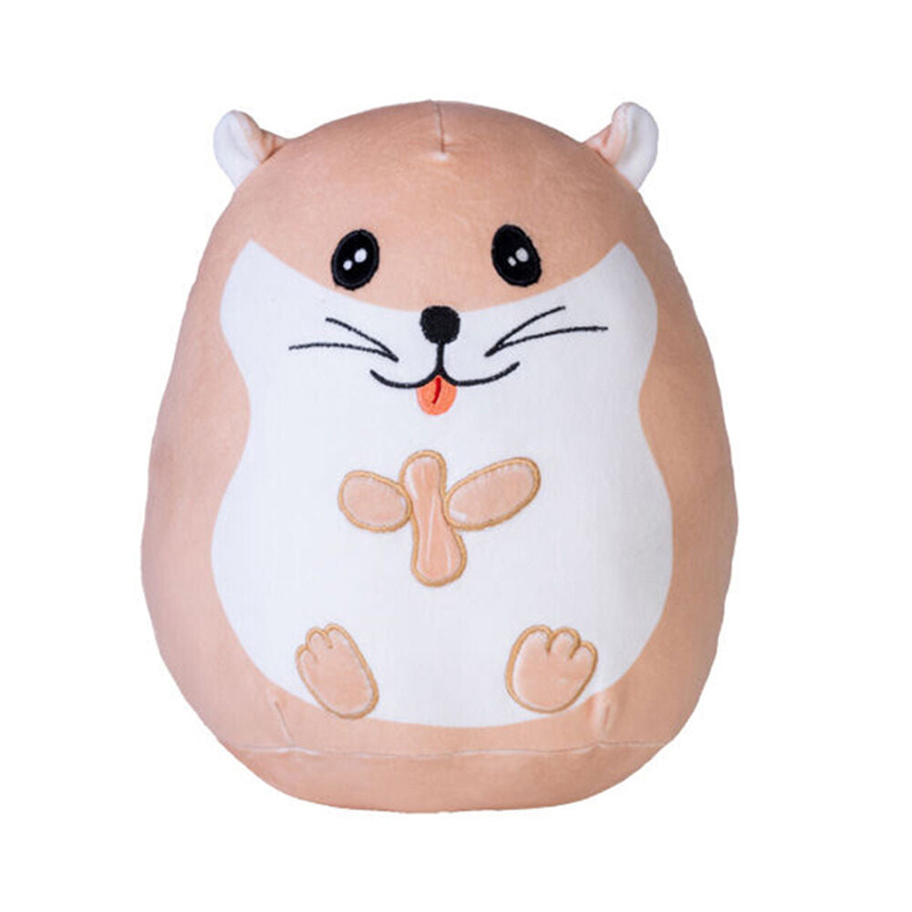 Smooshos Pal Squishy Super Soft Velour Plushie Kids Toy 22x16x22cm Hamster
