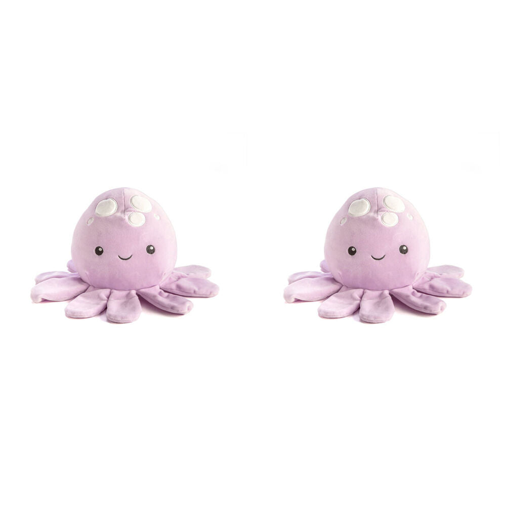 2PK Smooshos Pal Squishy Super Soft Velour Plushie Kids Toy 22x16x22cm Jellyfish