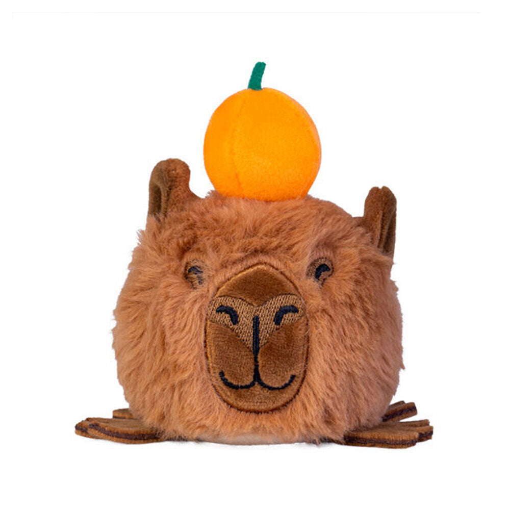 3PK PBJ Plush Ball Jellies Squishy Filled Childrens Toy 8x8x8cm Capybara