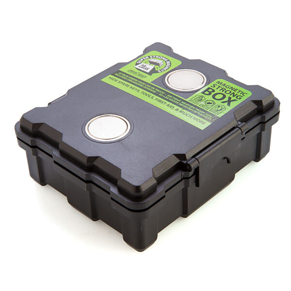 MDI Magnetic Storage Box Compact Desk Organiser Case 11x10cm - Black