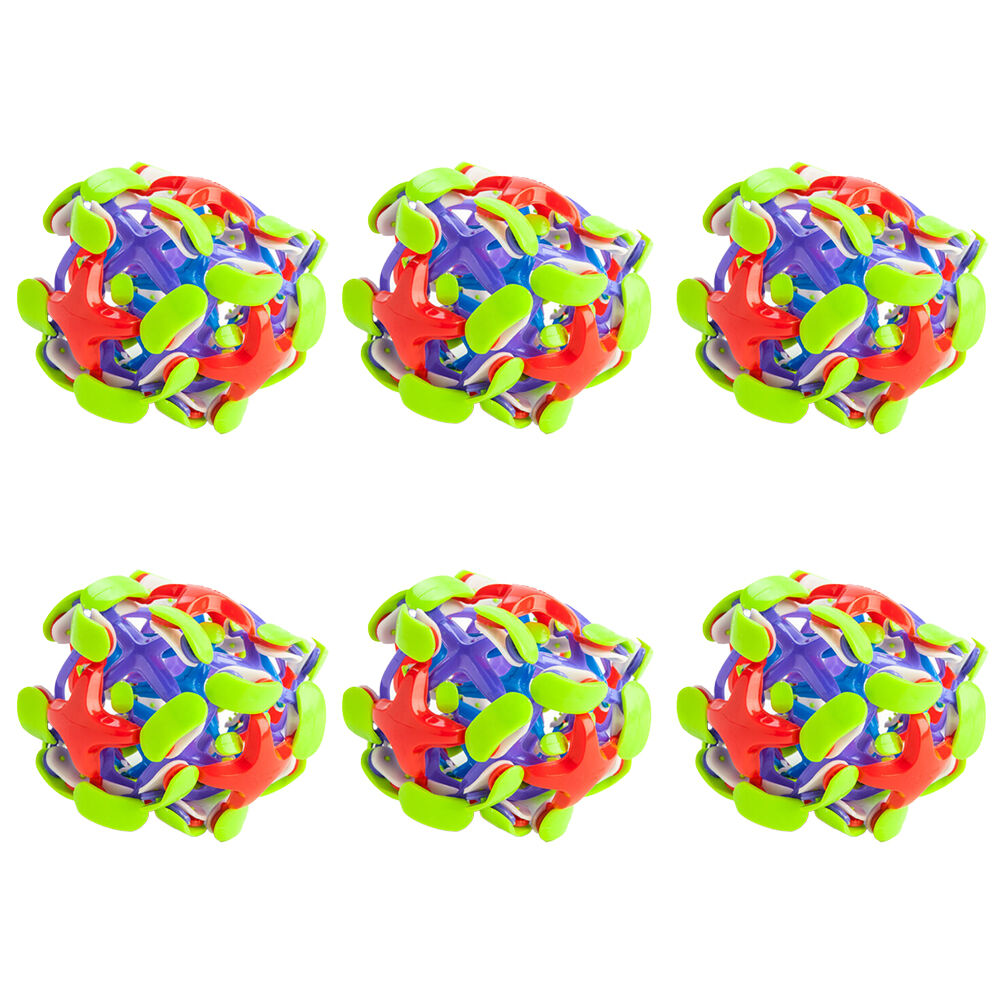 6PK MDI Extend A Ball Expanding Ball Novelty Sensory Educational Toy 17cm